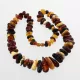 Large multi Baltic amber beads necklace 62cm