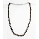 Dark BAROQUE beads Baltic amber necklace 48cm