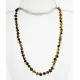 Green BAROQUE beads Baltic amber necklace 48cm