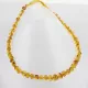 Honey BAROQUE Baltic amber necklace 45cm