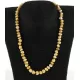 White BAROQUE beads Baltic amber necklace 47cm