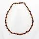 Multi BAROQUE beads Baltic amber necklace 47cm