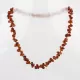 Multi-strand Baltic amber woven teething necklace 36cm