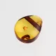 Natural Baltic Amber Hole Pendant 1.7g