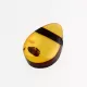 Natural Baltic Amber Hole Pendant 1.3g