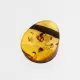Natural Baltic Amber Hole Pendant 1.6g