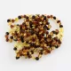 10 Multi Small BAROQUE Baltic amber teething bracelets 14cm