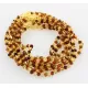 9 Multi BAROQUE teething Baltic amber necklaces 34cm