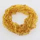 10 Honey BAROQUE teething Baltic amber necklaces 33cm