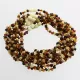 10 Mix BAROQUE teething Baltic amber necklaces 36cm
