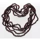5 Cherry BAROQUE beads Baltic amber adult necklaces 65cm