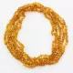 5 Honey BAROQUE Baltic amber adult necklaces 55cm