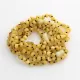 7 Raw Butter BAROQUE Baltic Amber Bracelet 22cm