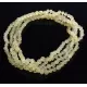 4 Raw Lemon BAROQUE Baltic amber adult necklaces 45cm