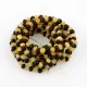 10 Multi Stretch BAROQUE Baltic amber adult bracelets 19cm
