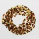 10 Multi BAROQUE teething Baltic amber necklaces 32cm
