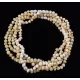 5 Milk BAROQUE beads Baltic amber adult necklaces 45cm