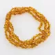 4 Honey BAROQUE Baltic amber teething necklaces 33cm