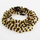 9 Multi BAROQUE Baltic amber teething necklaces 32cm