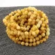 7 Butter BAROQUE Baltic amber adult bracelets 19cm