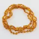 4 Honey BEANS Baltic amber teething necklaces 32cm