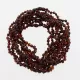 10 Cognac BAROQUE Baltic amber teething necklaces 33cm
