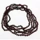 5 Raw Cherry BAROQUE Baltic amber adult necklaces 56cm