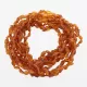 10 Raw Honey BEANS Baltic amber teething necklaces 32cm