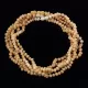 5 Butter BAROQUE Baltic amber adult necklaces 46cm