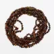 10 Dark NUGGETS Baltic amber teething necklaces 32cm