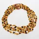 5 Multi BAROQUE Baltic amber adult necklaces 56cm