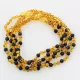 5 Honey Gems Baltic Amber teething necklaces 33cm