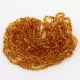 5 Long Honey BAROQUE Baltic amber adult necklaces 90cm