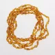 5 Honey POP BEANS Baltic amber teething necklaces 32cm