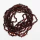 10 Ruby BAROQUE Baltic amber teething necklaces 32cm