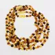 5 Multi BAROQUE Baltic amber teething necklaces 32cm