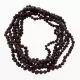 6 Raw Cherry BAROQUE teething Baltic amber necklaces 32cm