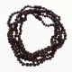 5 Raw Cherry BAROQUE teething Baltic amber necklaces 32cm