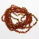 8 CHIPS Baltic amber teething necklaces 32cm