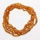 5 Raw Honey BAROQUE teething Baltic amber necklaces 32cm
