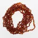 10 Cognac BEANS Baltic amber teething necklaces 32cm
