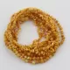10 Butter NUGGETS Baltic amber teething necklaces 32cm