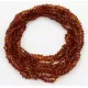 10 Cognac BAROQUE Baltic amber adult necklaces 50cm