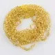 10 Lemon BROQUE teething Baltic amber necklaces 33cm