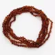 5 Cognac BAROQUE Baltic amber adult necklaces 45cm