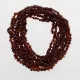 10 Cognac BAROQUE teething Baltic amber necklaces 38cm