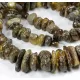 Massive dark Baltic amber knotted beads necklace with bracelet