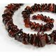 Large cognac BAROQUE beads Baltic amber necklace 24in