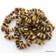 10 multi NUGGETS Baltic amber stretch bracelets