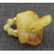 Baltic amber teething dummy - pacifier